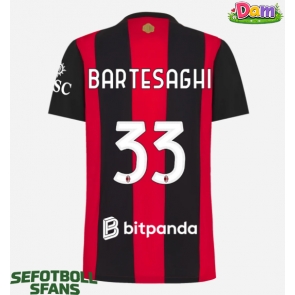 AC Milan Davide Bartesaghi #33 Hemmatröja Kvinnor 2026-27 Kortärmad